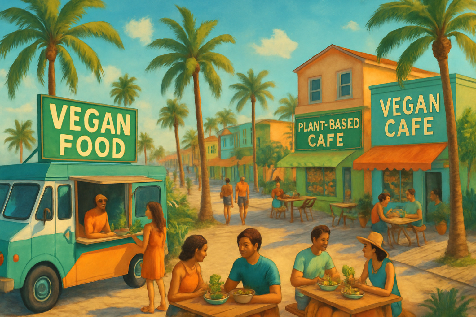 vegan friendly beach towns