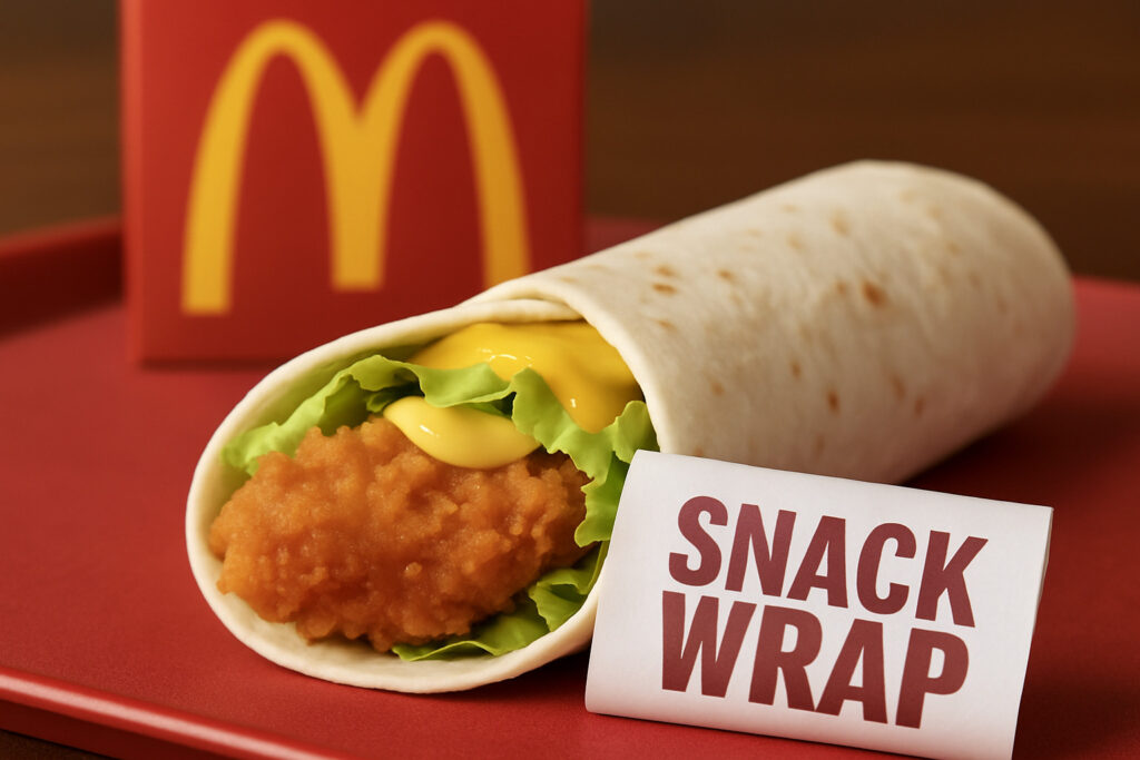 mcdonald's snack wrap