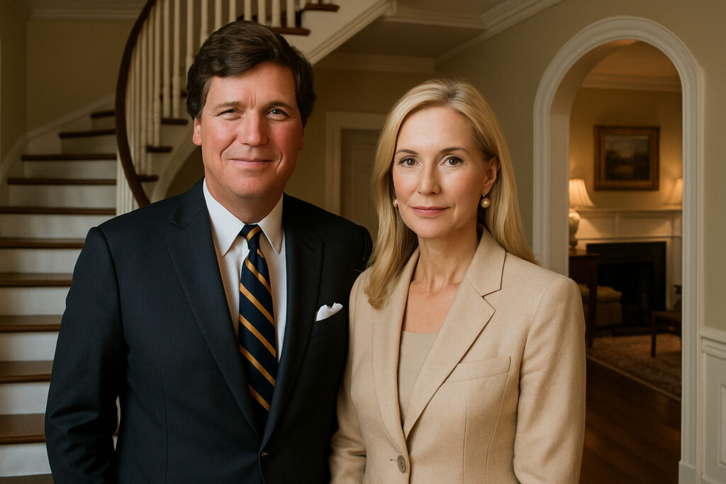 tucker carlson wife heiress net worth