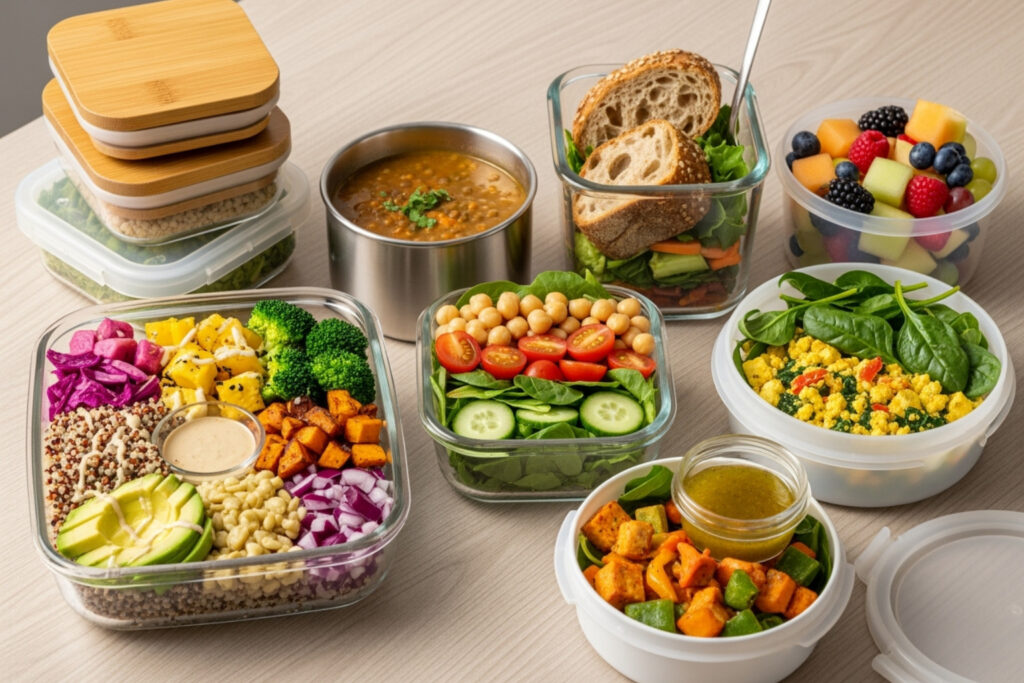 vegan travel meal prep