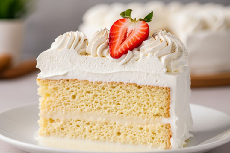 crema para pastel de tres leches