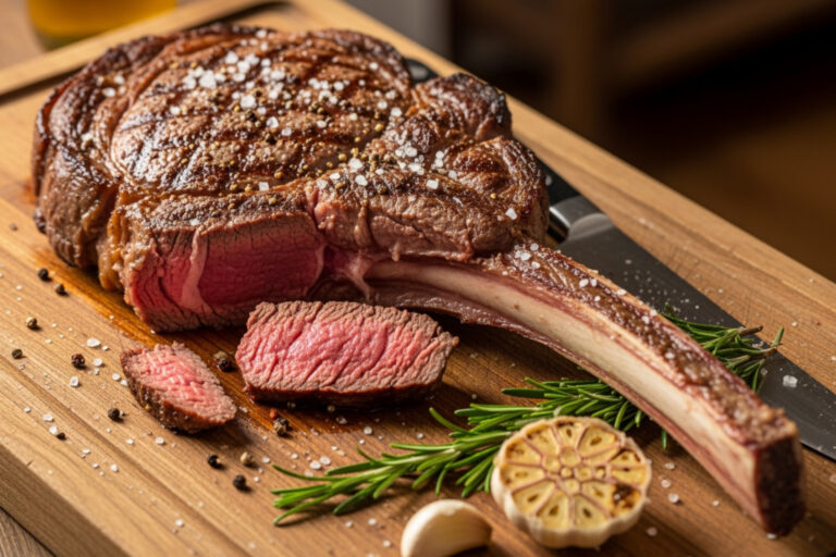 grass fed tomahawk steak