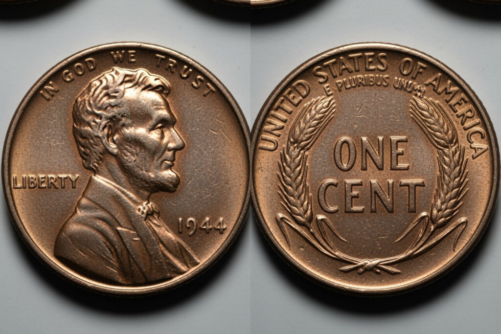 most valuable 1944 wheat penny value