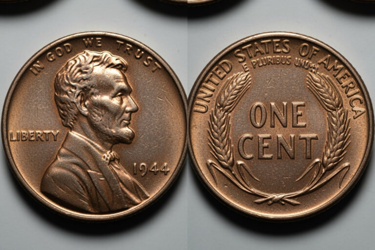most valuable 1944 wheat penny value